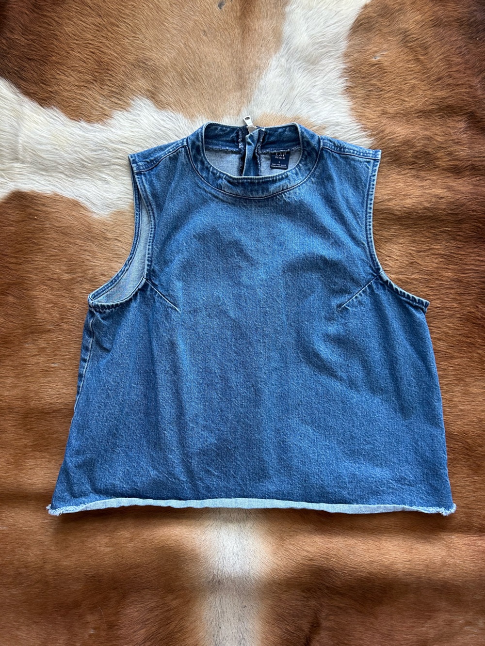 GAP Denim Sleeveless Top